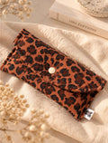 Pochette lunettes léopard