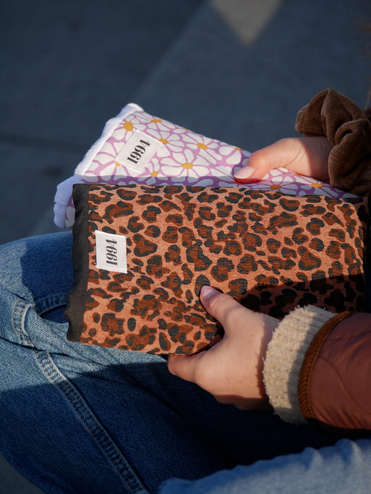 Pochettes à livres léopard